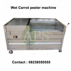 wet carrot peeler machine